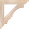 Ekena Millwork Balboa Traditional Smooth Bracket w/ Offset Brace, Douglas Fir, 5 1/2"W x 26"D x 26"H BKT0604X26X26BOA01SDF - alternate 4